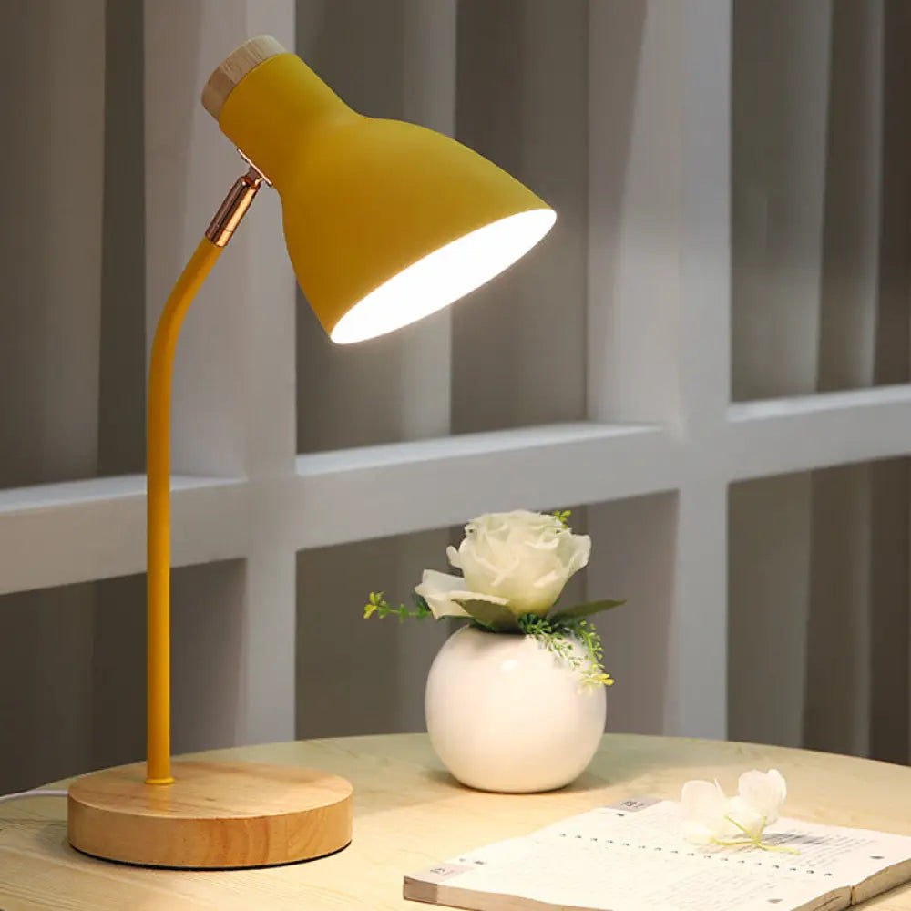 DecorBites™ Swivelable Macaron Metal Night Lamp - Child Room Table Light with Flashlight Design