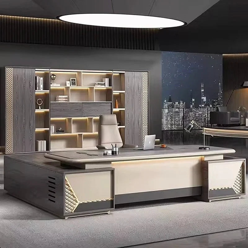 Fairwyn · Modern L-Shaped Executive Desk