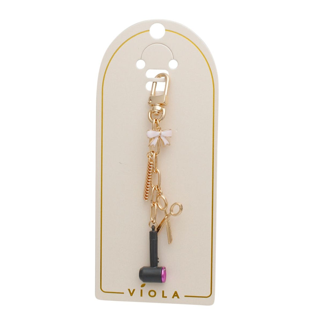Hairstylist Beautician Keychain Charm Bag Clip Stylish Accessory