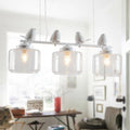 DecorBites™ Traditional Clear Glass Pendant with 3 Lights - Ideal for Dining Room or Kitchen Island Décor