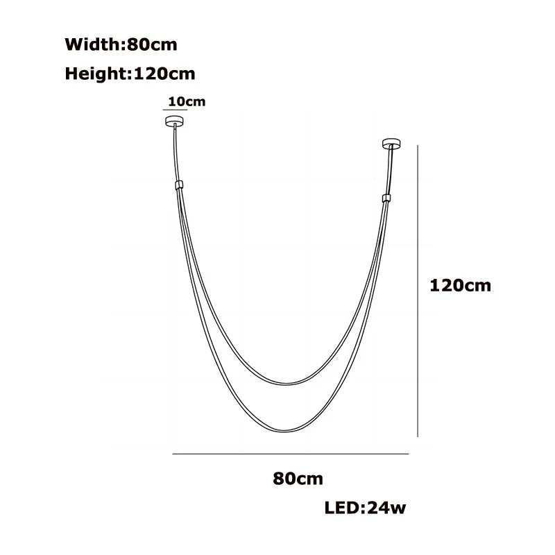 DecorBites™ Trendy DIY Leather Belt LED Chandelier