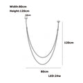 DecorBites™ Trendy Leather Belt LED Chandelier Light for Living Room