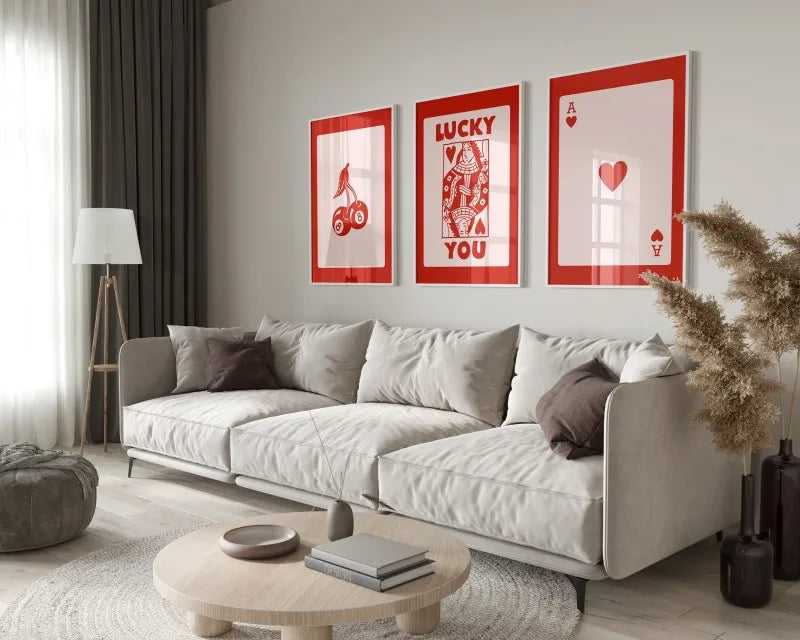 DecorBites™ Trendy Retro Wall Art Posters 3-Piece Set
