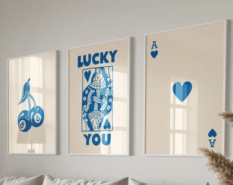 DecorBites™ Trendy Retro Wall Art Posters 3-Piece Set