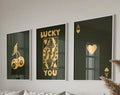 DecorBites™ Trendy Retro Wall Art Posters Set - Queen of Hearts