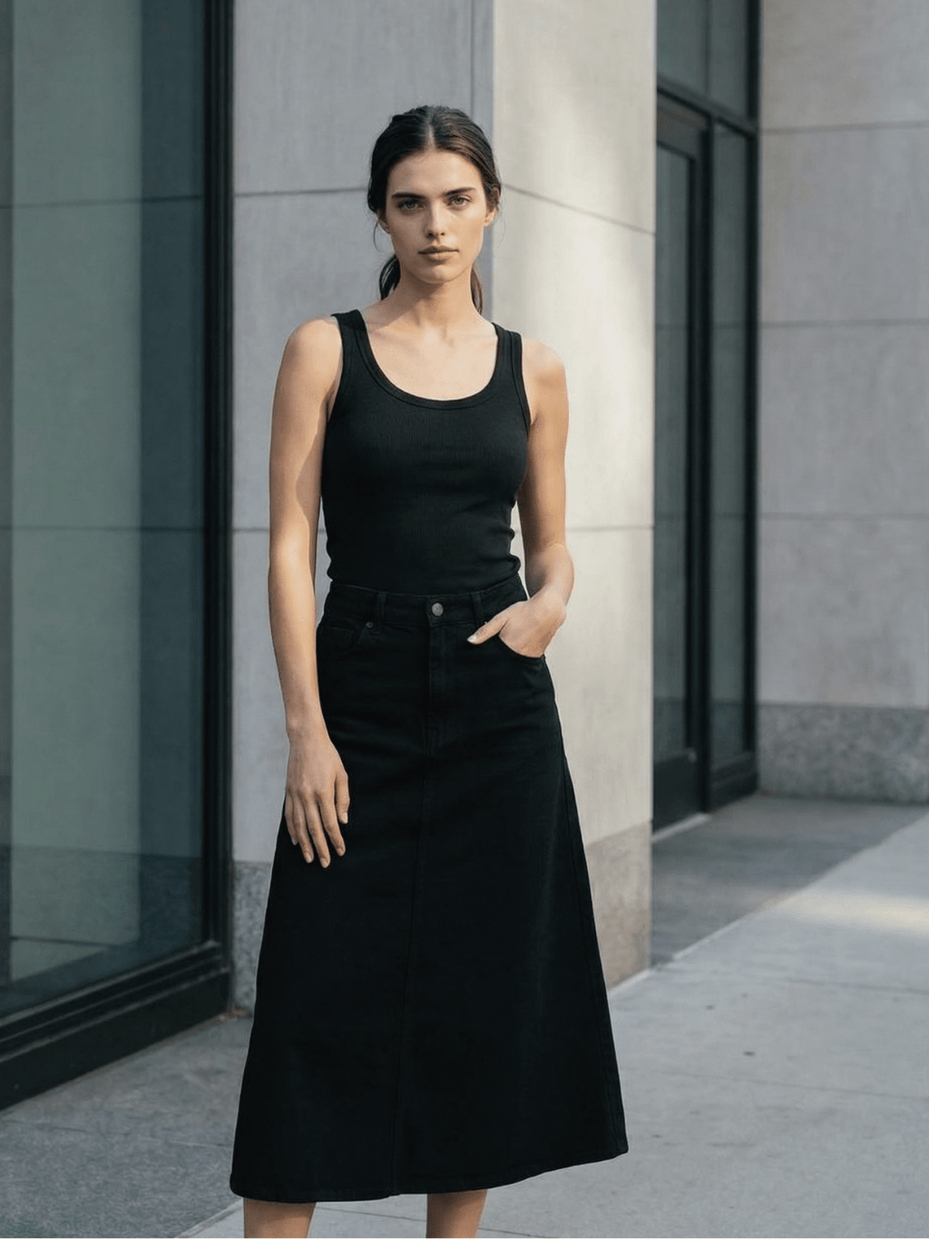 Tuckable Classic Ribbed Tank