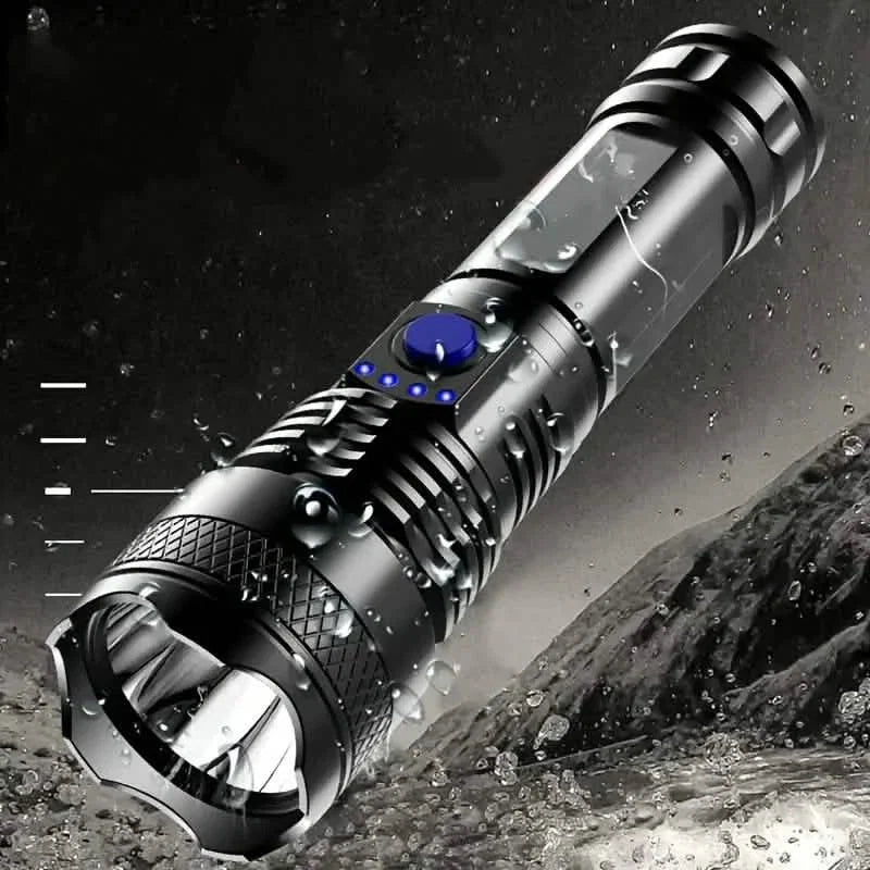 USB Rechargeable Strong Light Flashlight