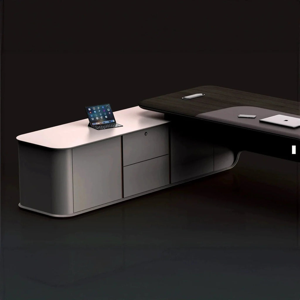 Canon · Modern L-Shaped Executive Desk