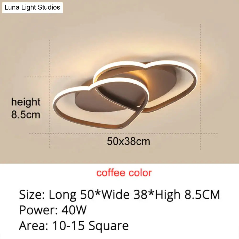 DecorBites™ White/Coffee Finnish Modern LED Pendant Lights Creative Luminaria Led Teto Living Room Kids Room Aisle Home DecorationAC85-260V