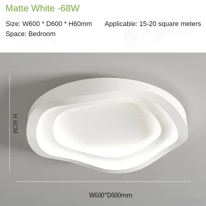 DecorBites™ White LED Ceiling Lamps - Modern Minimalist Home Decor