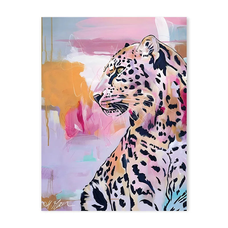 DecorBites™ Wildlife Bathtub Animal Canvas Wall Art