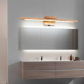 DecorBites™ Wooden Nordic LED Vanity Sconce - Stick Shaped Wall Lighting in Beige