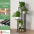 DecorBites™ Wooden Plant Stand Shelf Tiered Flower Pot Display