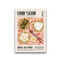 DecorBites™ "World Cuisine Canvas Print for Home Decor"