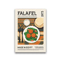 DecorBites™ World Cuisine Food Canvas Print for Home Decor