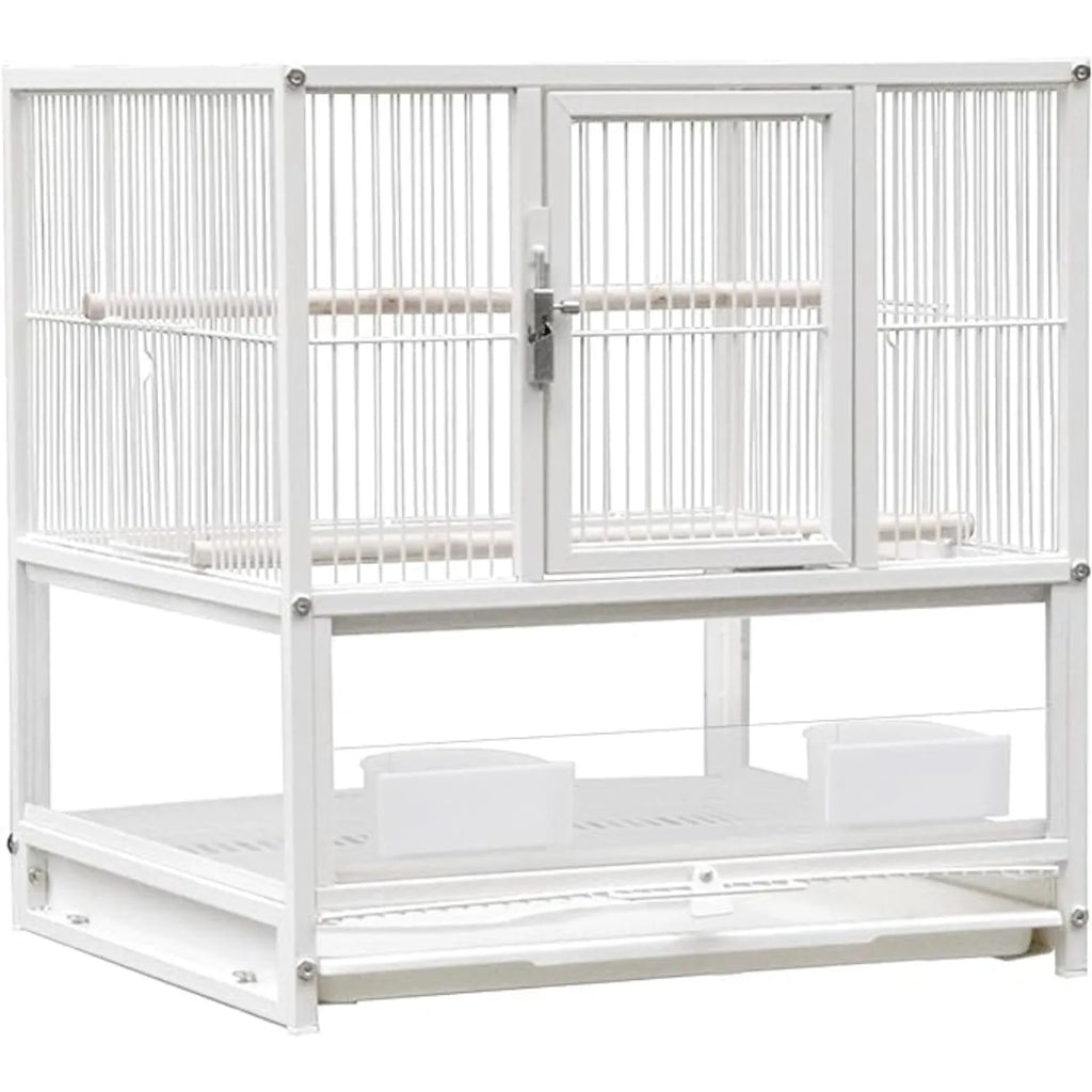 DecorBites™ Wrought Iron Bird Cage for Conures, Lovebirds - 30 Inch